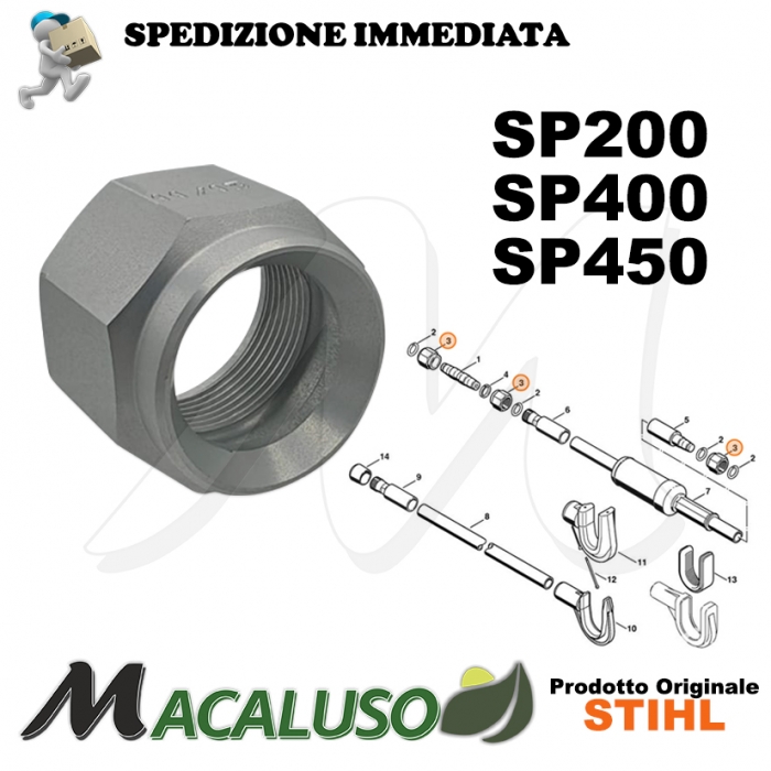 Dado per asta squotitore Stihl SP400 - SP450 Art.42347160300 