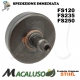 Campana frizione per decespugliatore Stihl FS120 FS250 art.41341602900