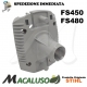 Scatola frizione completa di cuscinetto per decespugliatore Stihl FS450 art.4128 160 0601 carter