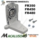 Scatola frizione completa di cuscinetto per decespugliatore Stihl FR450 art.41281600608 carter
