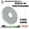 Disco protezione ghiera inferiore decespugliatori Stihl FS160 FS180 FS360 FS450 lamierino 41197172800