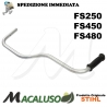 Manico tubolare decespugliatore Stihl FS250 FS450 FS480 impugnatura manubrio 41287901701