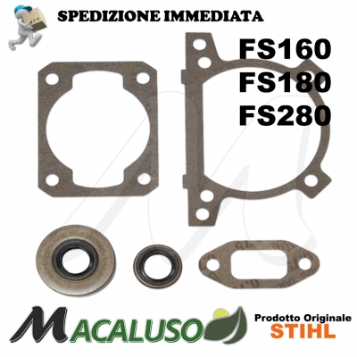 Serie guarnizioni paraoli decespugliatore Stihl FS160 FS180 FS220 FS280 41190071051