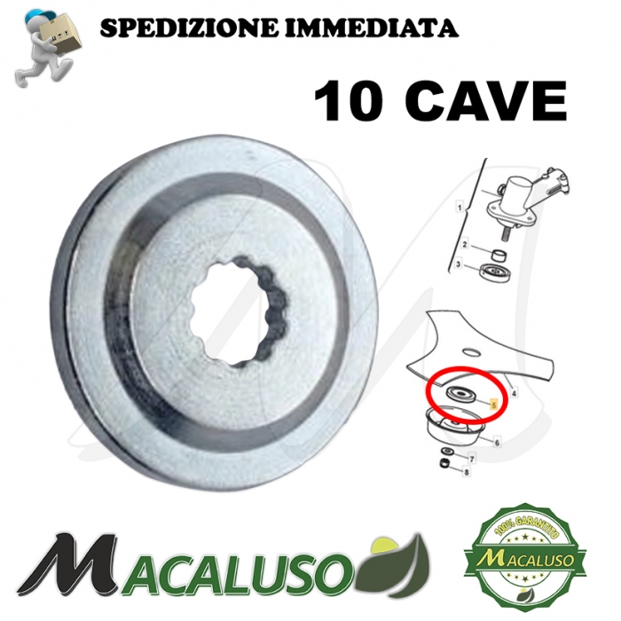 Ghiera inferiore decespugliatori Alpina Castor VIP21 VIP25 VIP30 Turbo25 Turbo30 disco di pressione