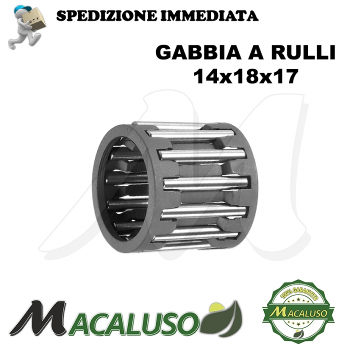 Gabbia rulli 14x18x17 biella spinotto pistone JLO 152 Motozappa