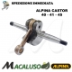 Albero motore per motosega Alpina Castor 40-41-45 Originale 8150612