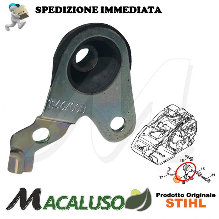 Tampone gomma motosega Stihl MS150T antivibrante ammortizzatore 11467909900