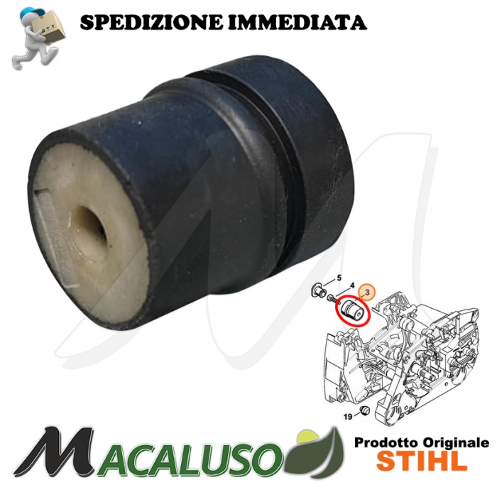Tampone gomma antivibrante ammortizzatore motosega stihl MS440 MS460 MS461 11227909905