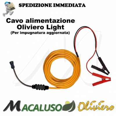Cavo di alimentazione con connettore abbacchiatore Oliviero Light A011-BSL agritec