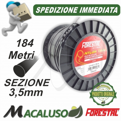 Filo nylon decespugliatore Forestal Tondo mm. 3,0 x 251 metri tipo Stihl husqvarna