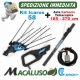 KIT + ASTA CARBONIO TELESCOPICA 185-270