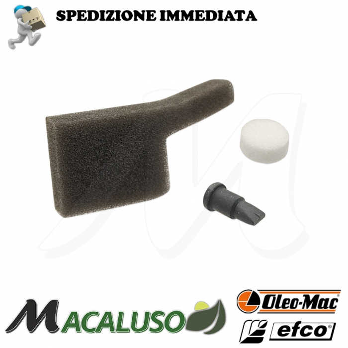 Kit valvola e pastiglia sfiato serbatoio olio motosega OleoMac 925 GS260 Zenoah G2500 Alpina Husqvarna cinese