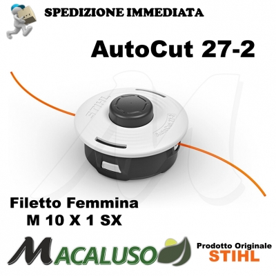 Testina portafilo Stihl AutoCut 27-2 batti e vai decespugliatore filo nylon 40028202302