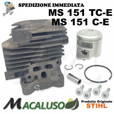 Cilindro pistone motosega Stihl MS151TC d 34 gruppo termico motore 11460201201