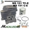 Cilindro pistone motosega Stihl MS151TC d 34 gruppo termico motore 11460201201