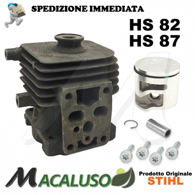 Cilindro pistone tagliasiepi Stihl HS82 HS87 d 34 gruppo termico motore 42370201202