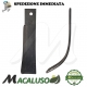 32 Zappette curve un foro x motozappa Mag 40x6 zappa zappetta curva fresa lama kit serie