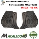 32 Zappette curve un foro x motozappa Mag 40x6 zappa zappetta curva fresa lama kit serie