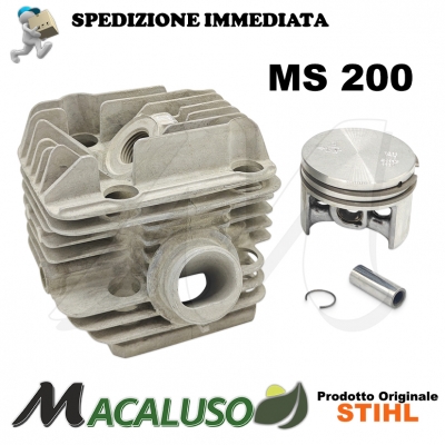 Cilindro pistone motosega Stihl MS200T 020 d 40 gruppo termico motore 11290201202
