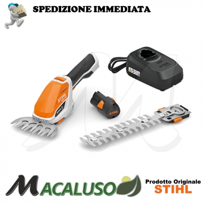 Tagliabordi rifinitore Stihl HSA25 tagliasiepi prato forbici batteria ioni di litio 45150113500