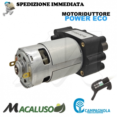 Motore completo abbacchiatore Power Eco Campagnola motoriduttore con giunto esagonale