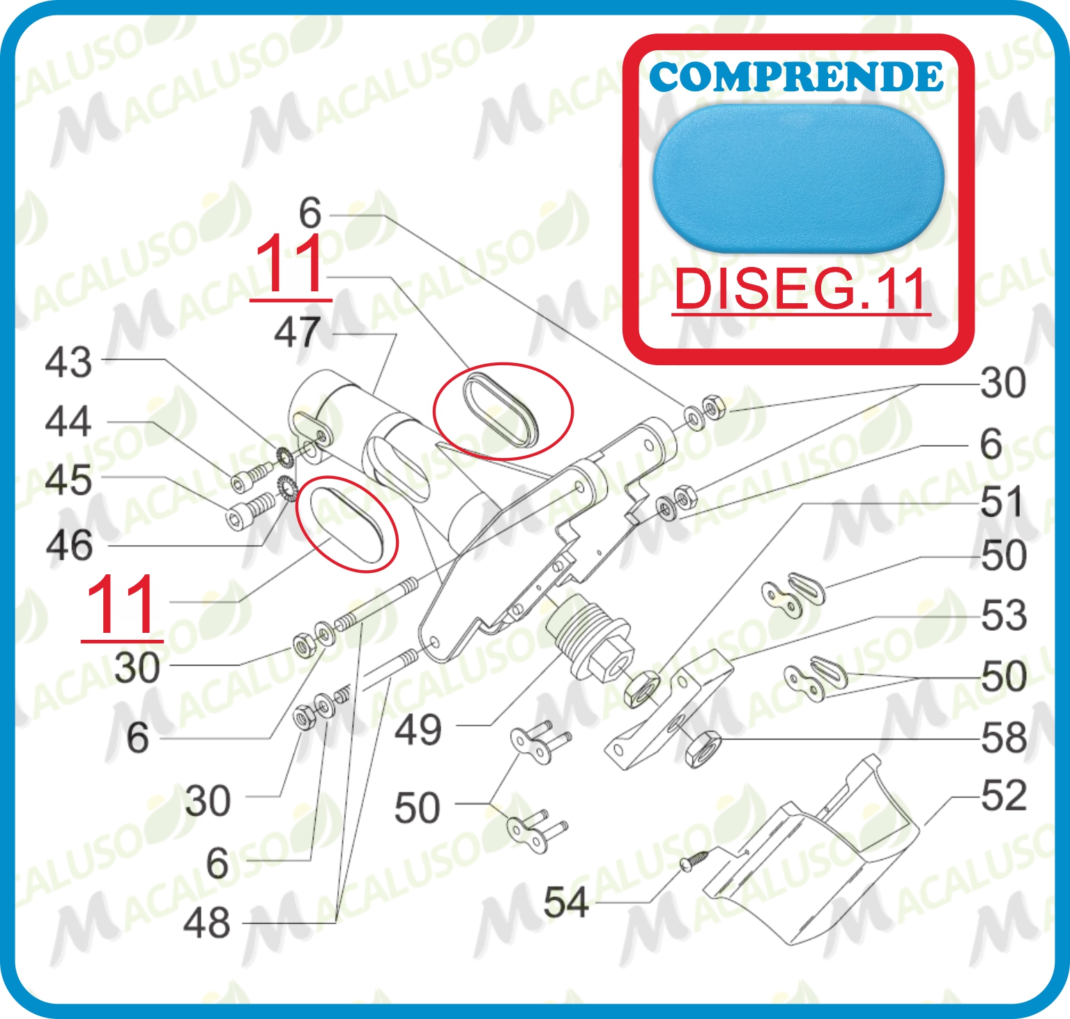 TAPPO COPERTURA MAGLIA ABBACCHIATORE DRAGON